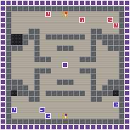 Paintball capture-the-flag global state